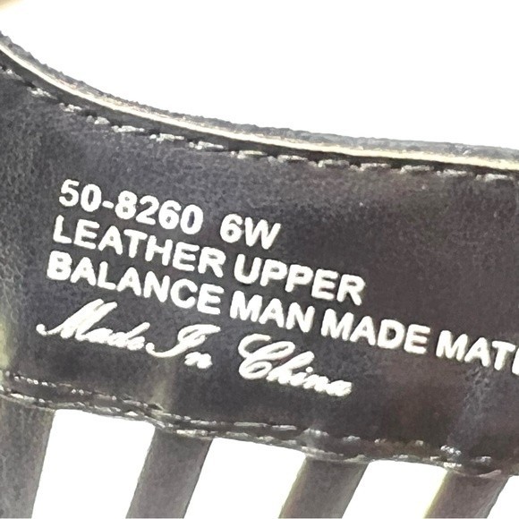 6W 6 WIDE WIDTH Bella Vita Pacey Navy Blue Suede Leather Gladiator Wedge Sandals - Picture 12 of 12